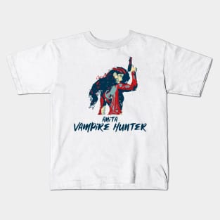 The Vampire Hunter Retro Style Kids T-Shirt